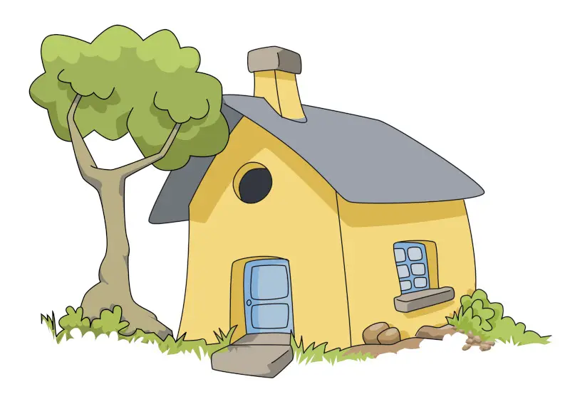 House and Tree Cool Sketch